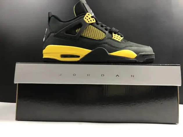 Cheap 4 Jordan Thunder Air Retro 308497-008 0613